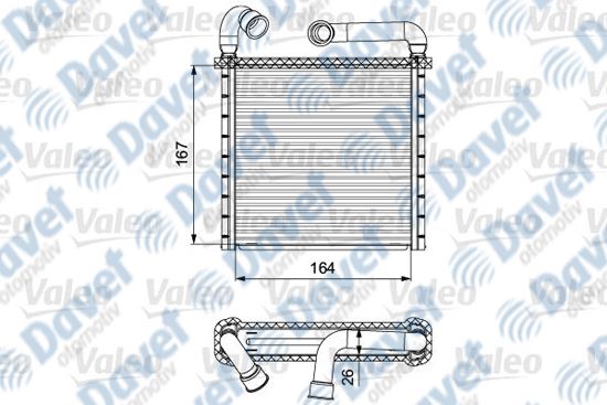 VALEO 811506 Kalorifer Radyatoru Golf Vii 12> Passat 14> Tiguan 16> Crafter 16> Audi Tt 14>